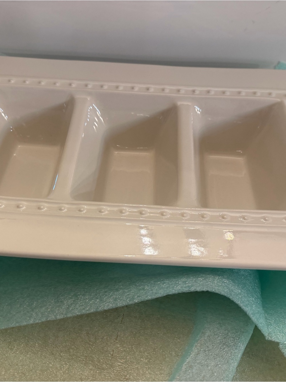 Nora Fleming pearl dot garnish dish